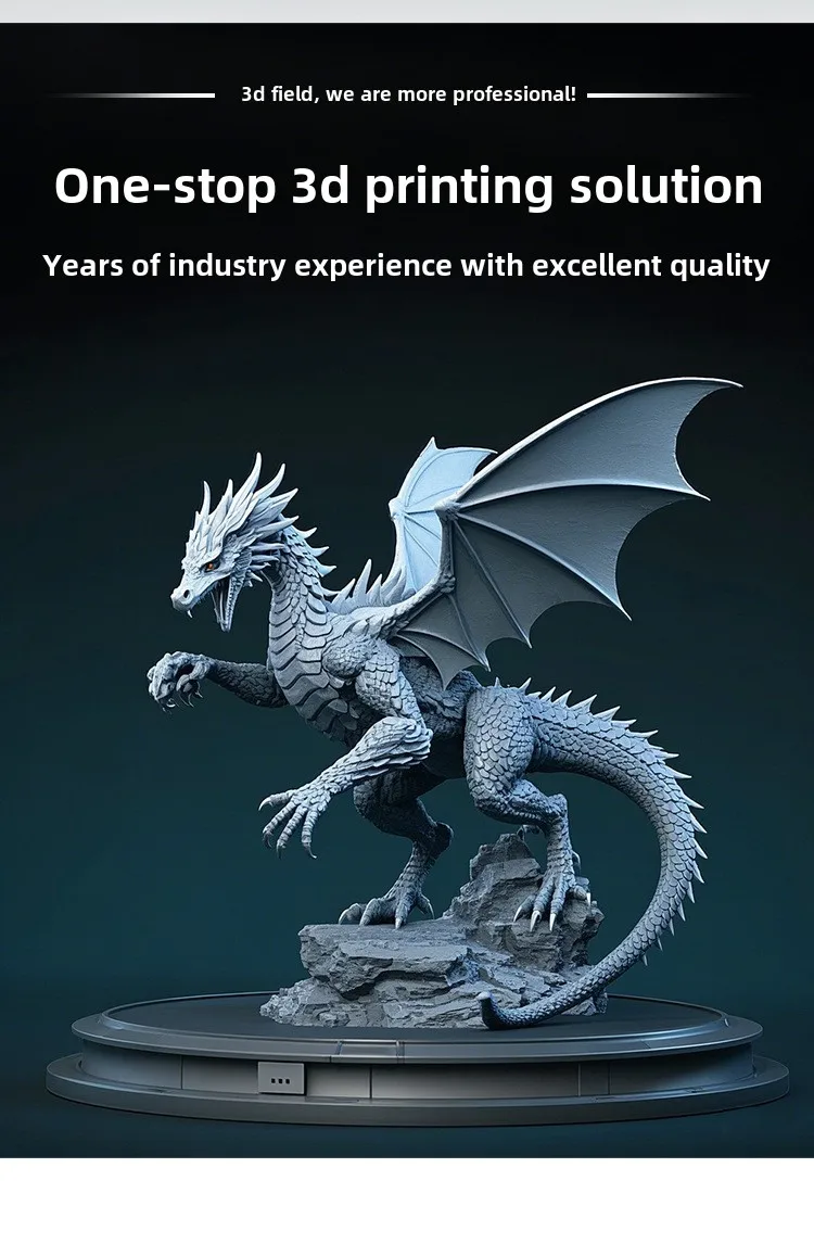 نموذج تمثال خدمة الطباعة ثلاثية الأبعاد مخصصة احترافية من الدرجة الصناعية على نطاق واسع
