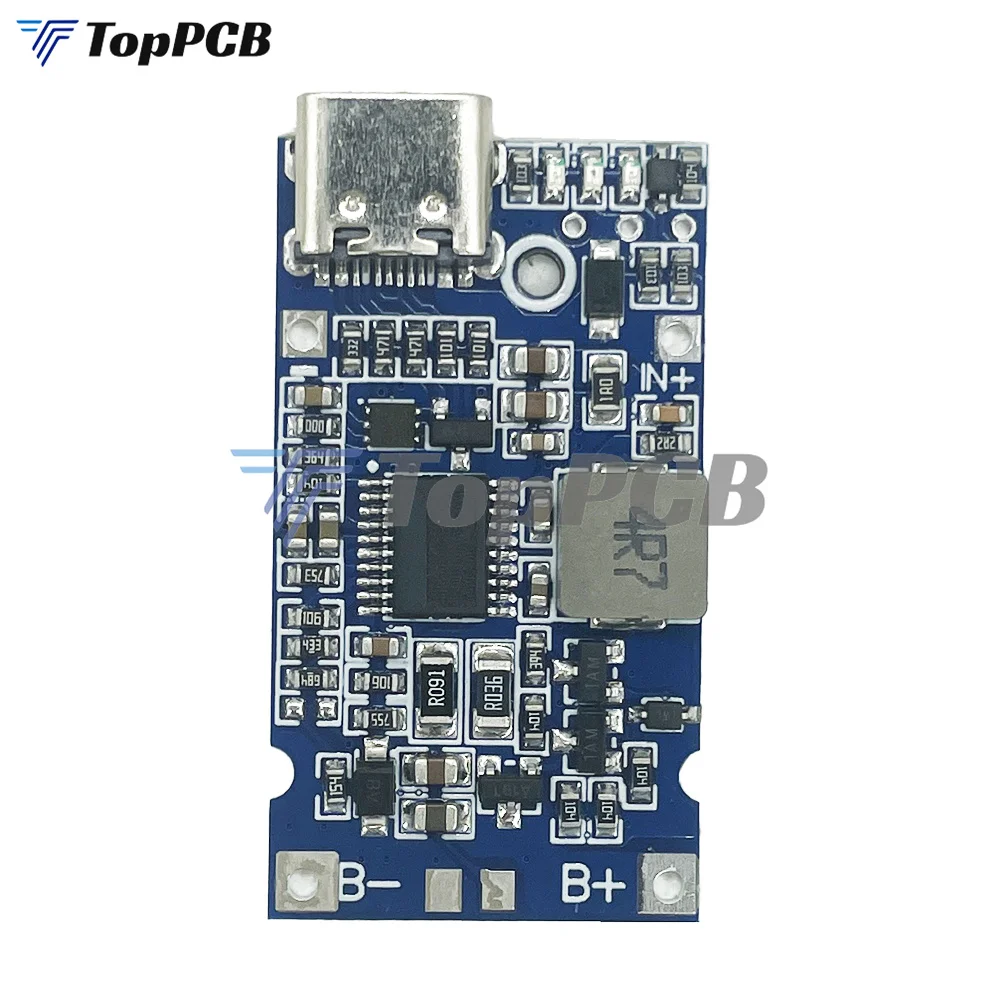 2S 3S 4S Type-C USB 4.5V-15V Step-Up Buck QC Fast Charging Charger Module for 18650 Lithium Battery With Temperature Protection