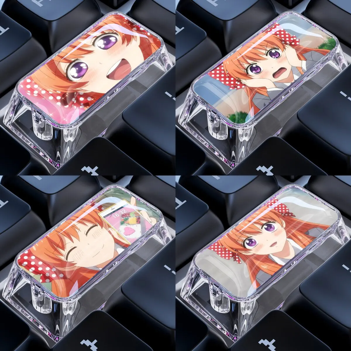 

Ежемесячная новинка: Кейкап GirlsNozaki-kun Single Delete, аниме-мультяшный, для механической клавиатуры с крестообразным креплением, клейкая основа, 2U, полупрозрачный.