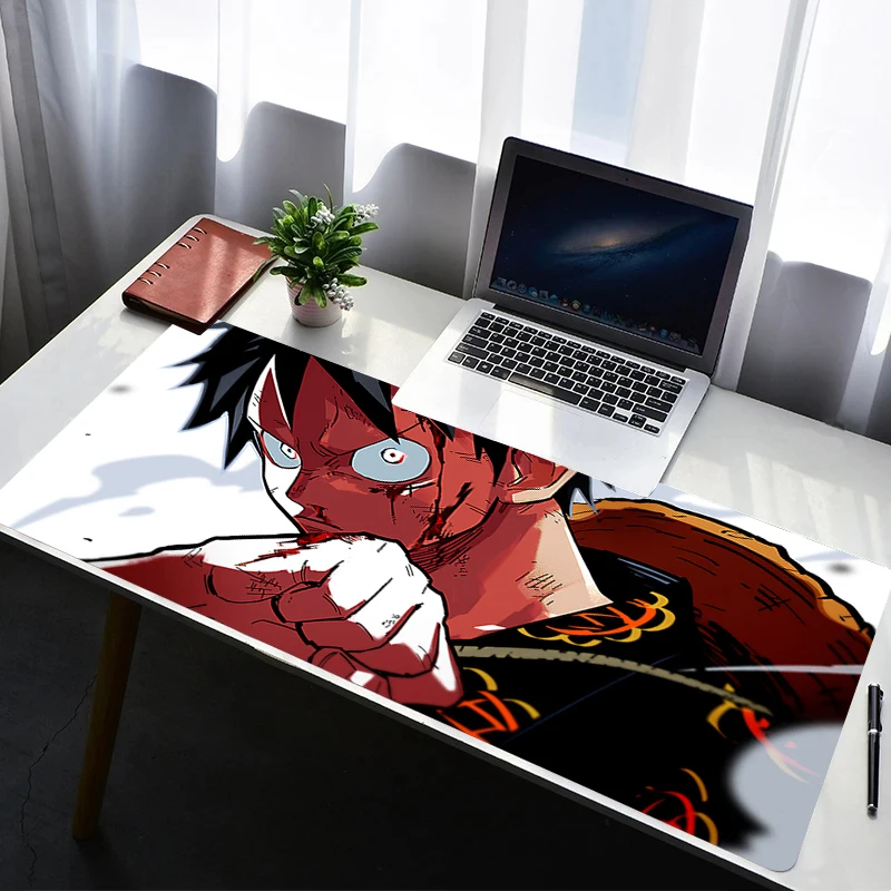

Mouse Pad PC Non Slip Rubber Mousepad Laptop Gamer Cabinet One Piece Luffy HD Keyboard Pad Office Computer Gaming Desk Mouse Mat