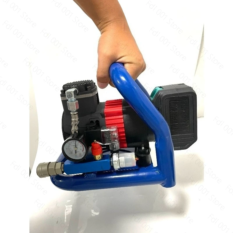 Wireless Portable Dual-Use AC/DC Rechargeable Lithium Air Compressor for Home Use