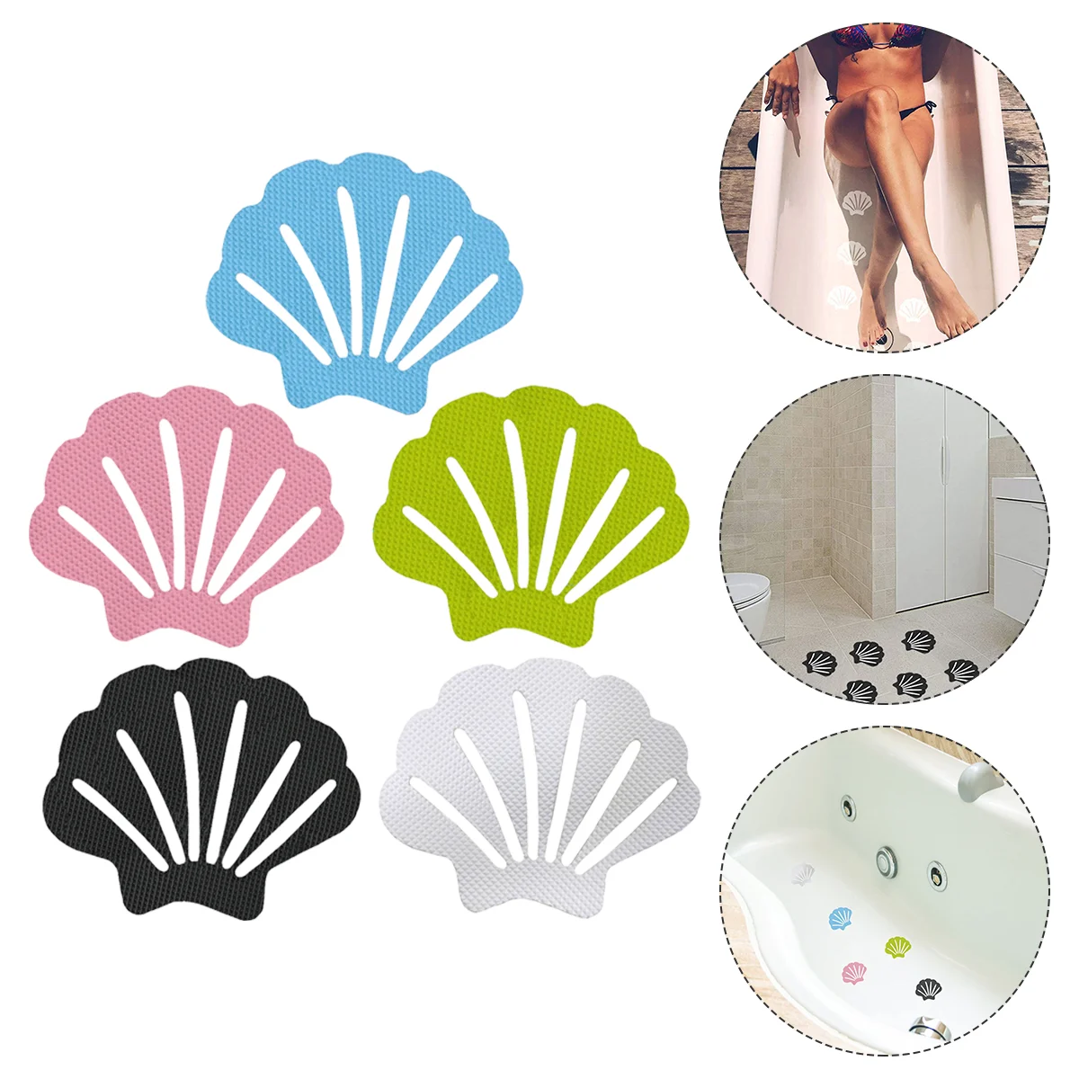 30 Pcs Non-slip Stickers Pools Stairs Applique Tub Anti-skid Decal Bathing Floor Peva Adhesive for