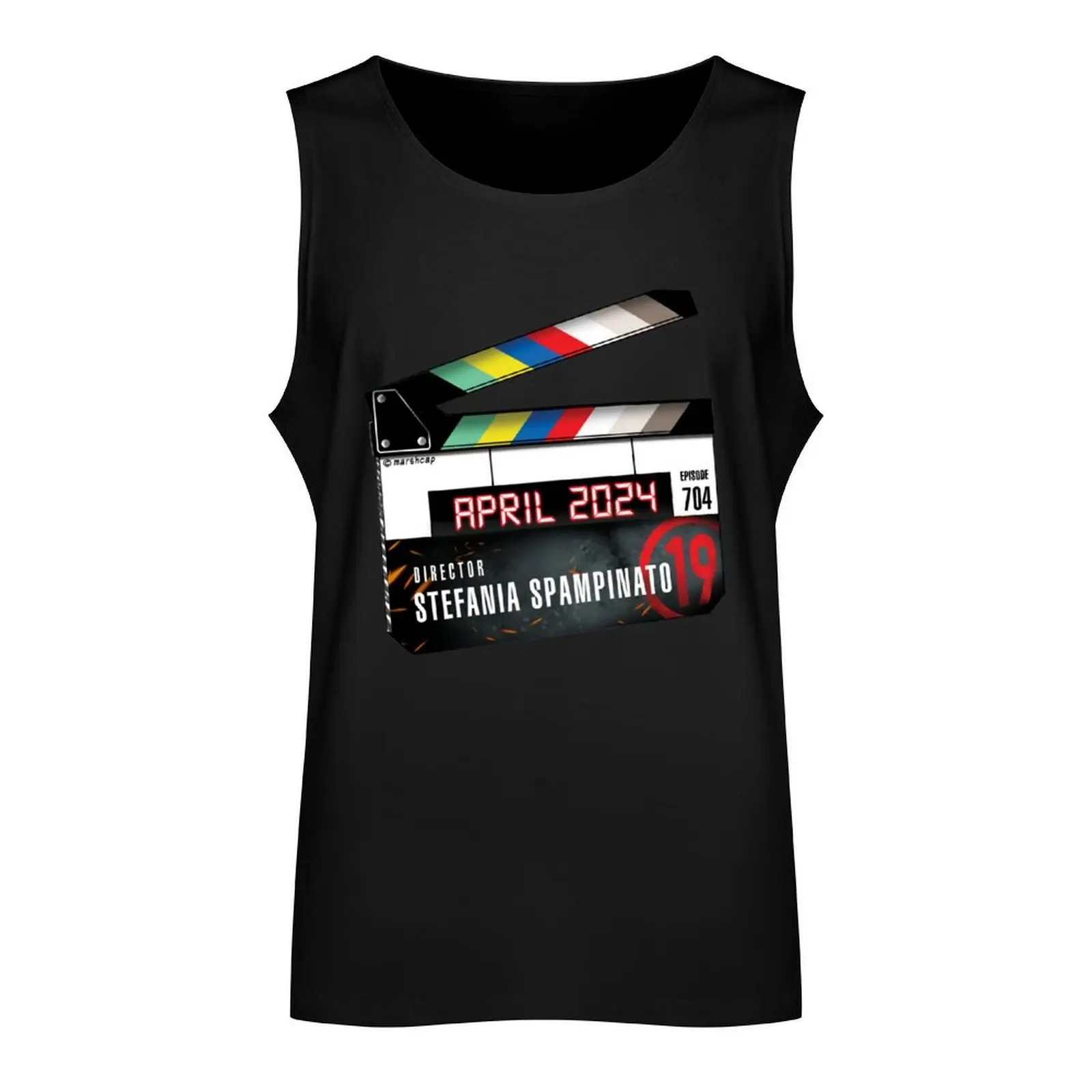 Director Stefania Spampinato Clapperboard Tank Top anime gym accessories man