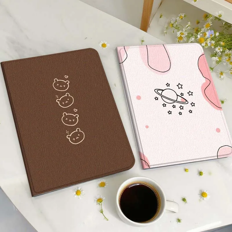 

Cartoon Cat Face Pattern Gift Tablet Case For Huawei Honor MatePad MediaPad Air 5 6 7 11 V6 V7 V8 V9 X9 X8 T10 T10s C5e T5