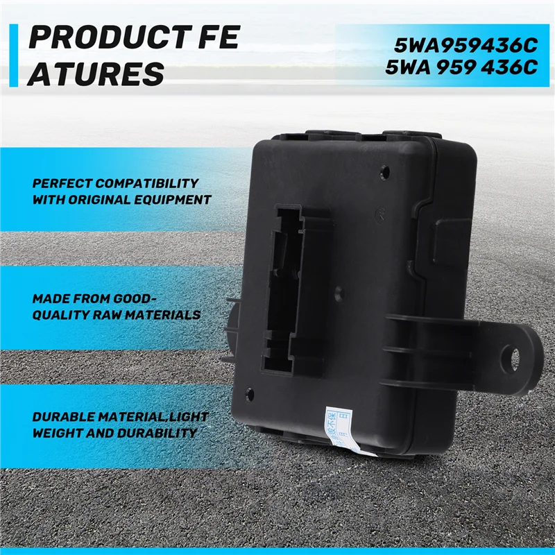 

AA-5WA959436C Car Keyless Kessy Module For VW MQB EVO Platfrom Golf MK8 For A3 8Y For Skoda One Key Start 5WA 959 436C