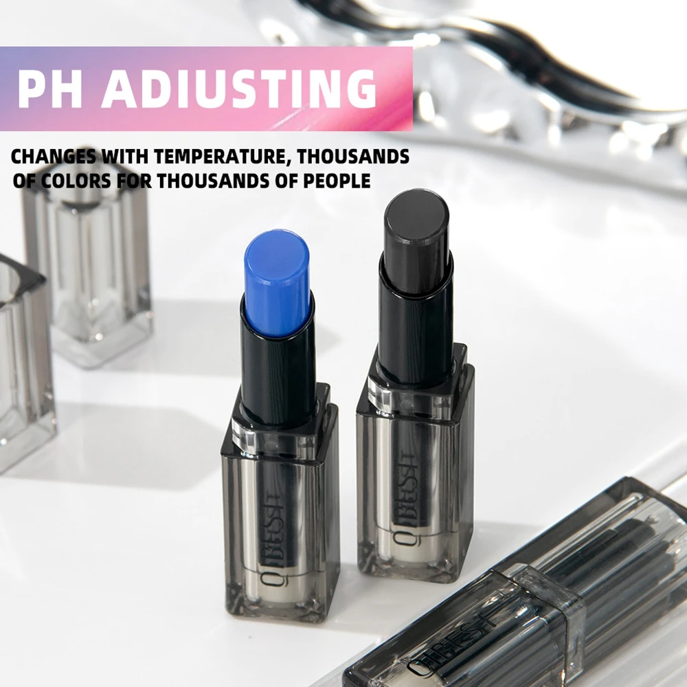 マジック口紅温度変色リップステイングロス保湿長期的な防水リップクリーム光沢のある口紅