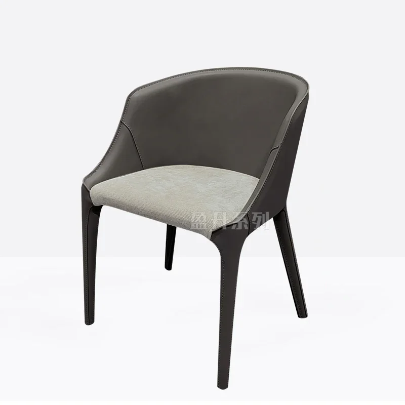 

Custom Italian dining chair light luxury modern simple designer sales office chair creative Nordic hotel restaurant
