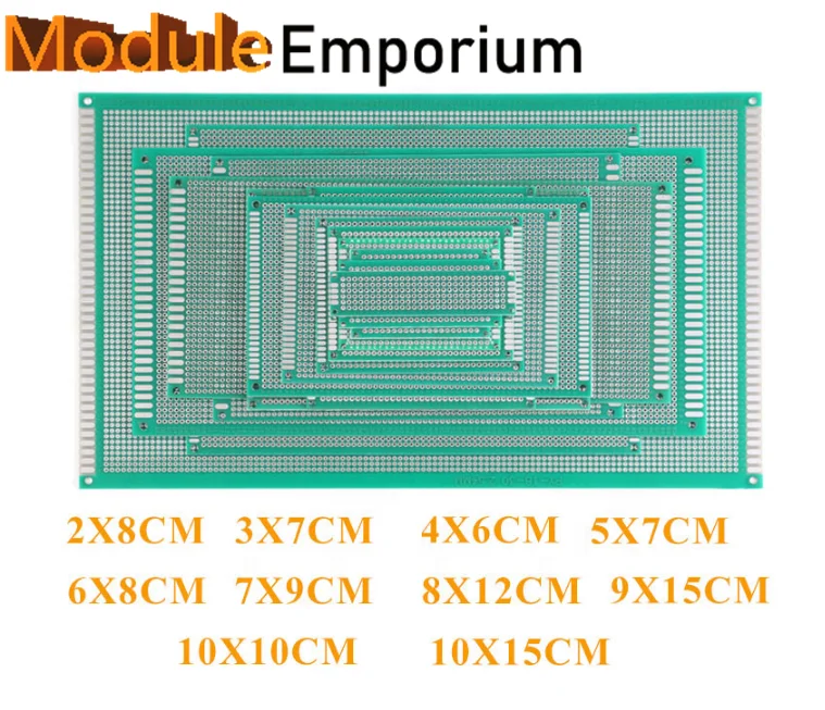 DIY Prototype Paper PCB Universal Circuit Board 6*8cm  Double Side Board Glass fiber cement siding board