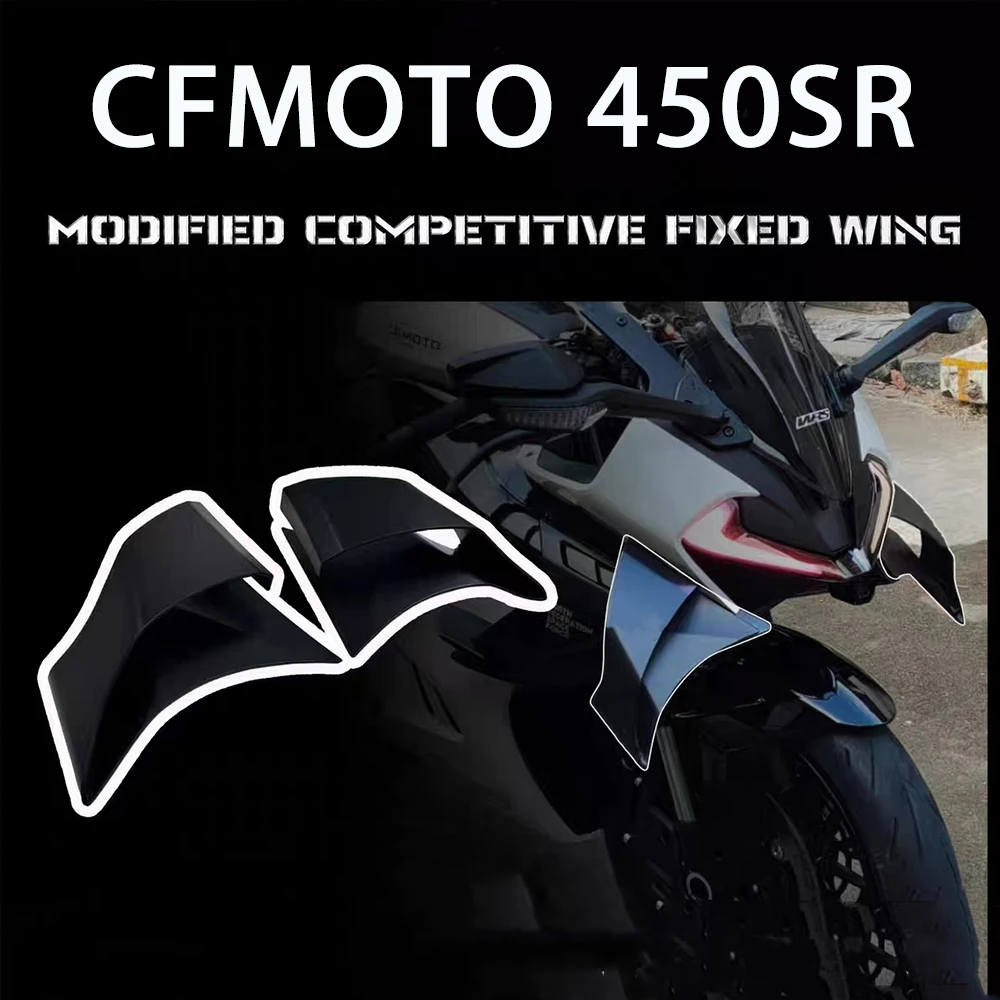 

For CFMOTO 450SR 450sr Motorcycle Racing Side Wing Spoiler GP Thailand Style Airflow Guide Cover Combat Easy Installation