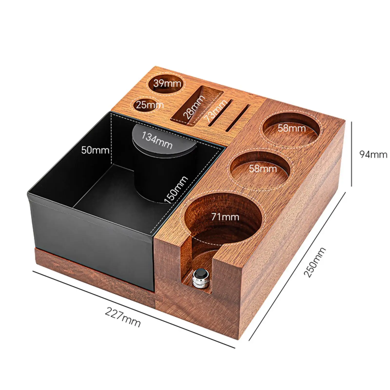 

Coffee Tamper Station Organizer Espresso Tamper Distributor Portafilter Holder