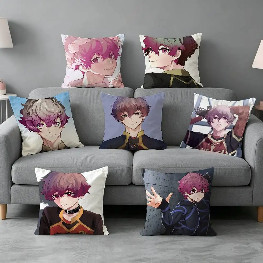 Anime-e Alexi Ness-s Pillow cover Simple solid color design Surprise For Multiple Bedroom Styles.