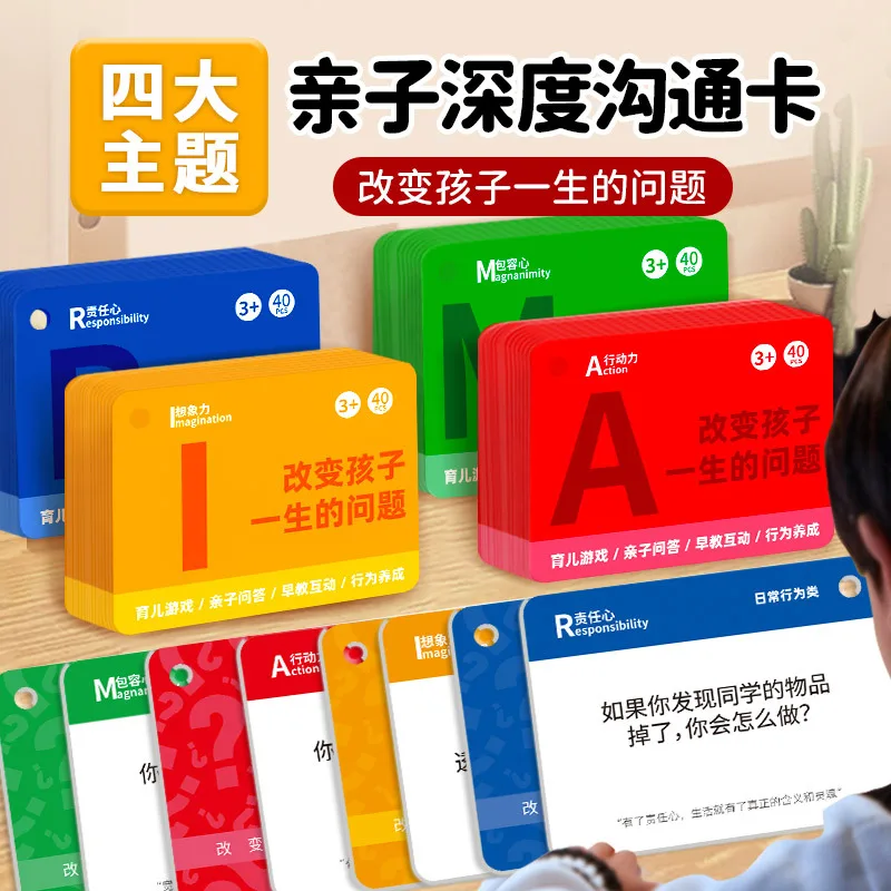 Parent Child Game Cards, Fun Games That Change Children's Lives, Children's Logical Thinking, Family Communication