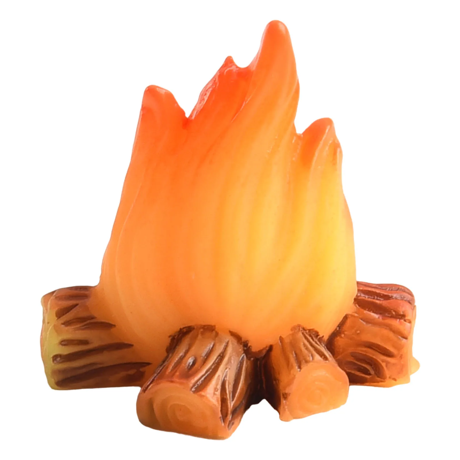 Garden Decor Fake Campfire Decoration Mini Fire Model Creativity Cultivation Delicate Workmanship For Garden Decor