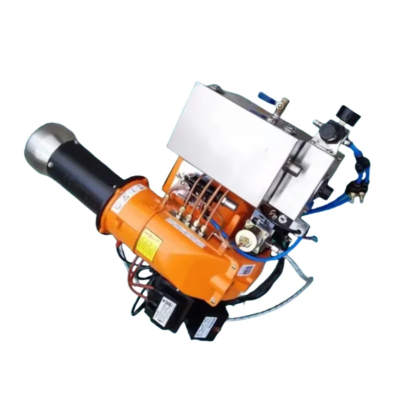 Dual-Stage 345kw Heavy Oil Fuel Heater New Air Atomization Multiple Fuel Burning Parts For Restaurant Powder Used Waste Oil