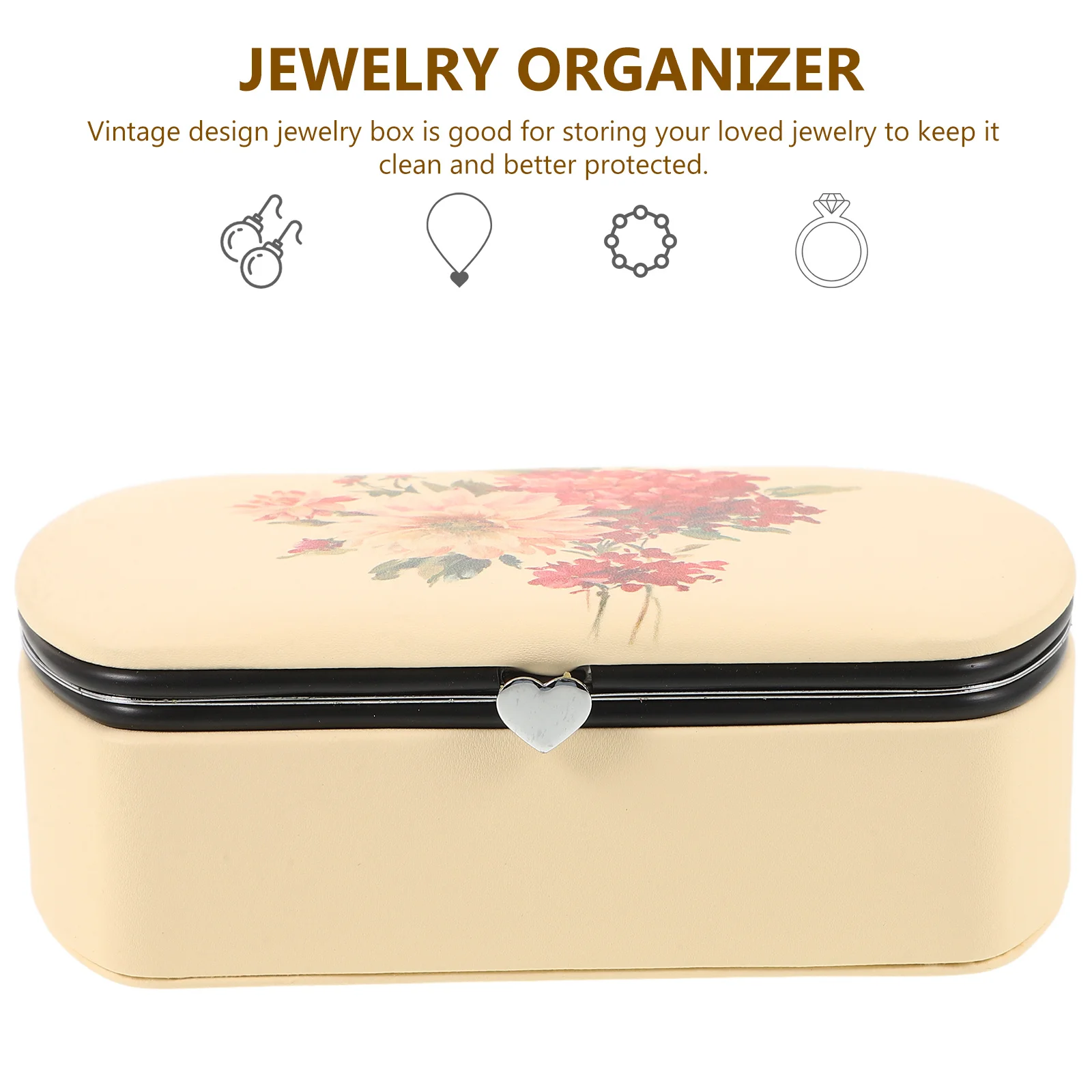 

Маленькая шкатулка для драгоценностей, органайзер для путешествий, компактный легкий держатель для ожерелья из искусственной кожи, портативный футляр для ювелирных изделий для женщин