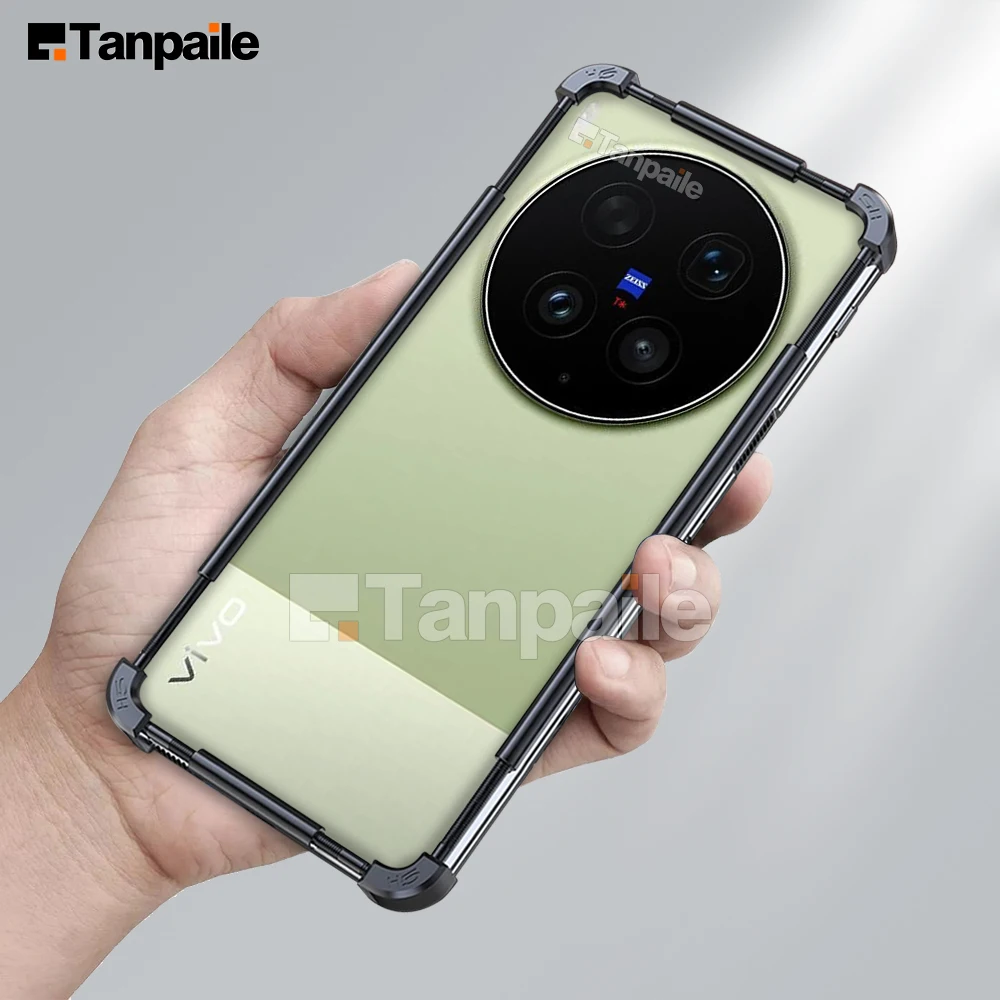 Металлический бампер-чехол для VIVO X300 Ultra FE Pro X200 X200T X100 X90 X80 с защитной рамкой