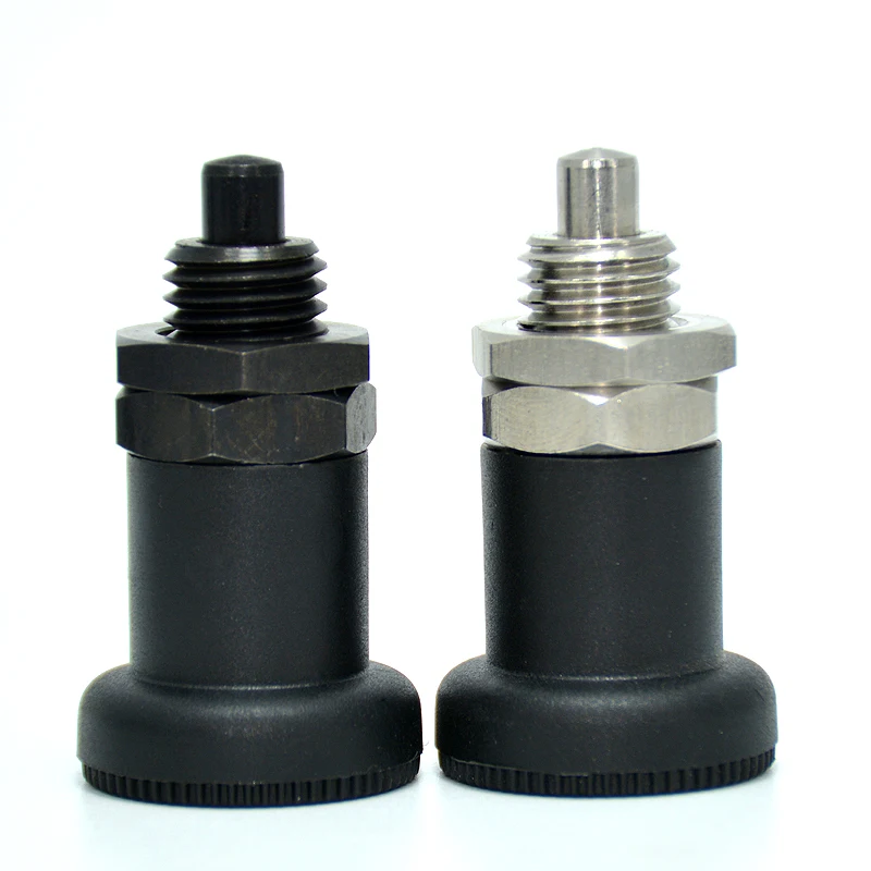 free shipping 1pcs M12 M16 Self-Locking Type Index Plunger or Return Position Type Indexing Plungers with Plastic Knob in stock