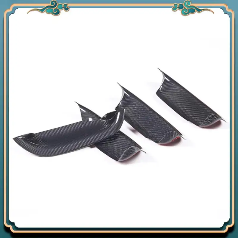 

Latest For Maserati Grecale 2022 2023 Dry Carbon Fiber Car Exterior Door Handle Bowl Cover Decorative Trim Sticker Parts