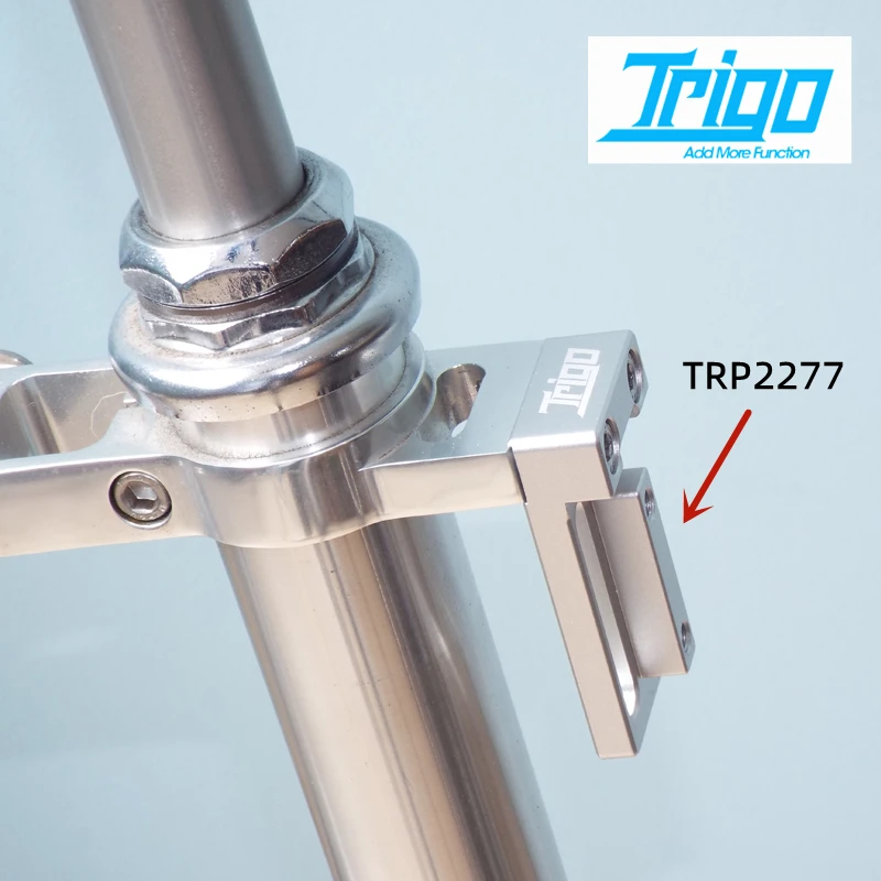 TRIGO TRP2277 Folding Bike Pig Nose Buckle Adapter EIEIO Bicycle Front Bag Rack Aluminum Alloy Conversion Seat For Carryme