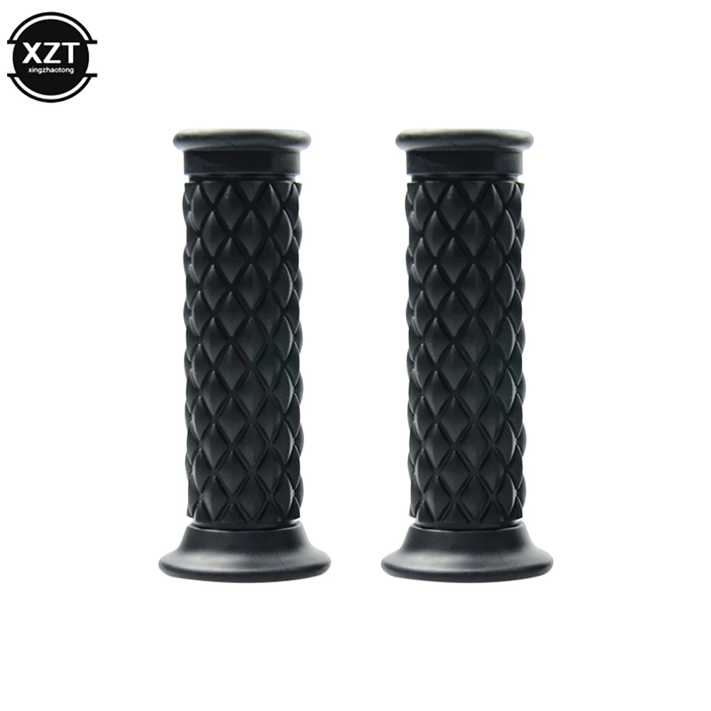 

Motorcycle 7/8'' Retro Vintage Hand Grip Handlebar Grips For Honda Suzuki Kawasaki Triumph Royal Universal