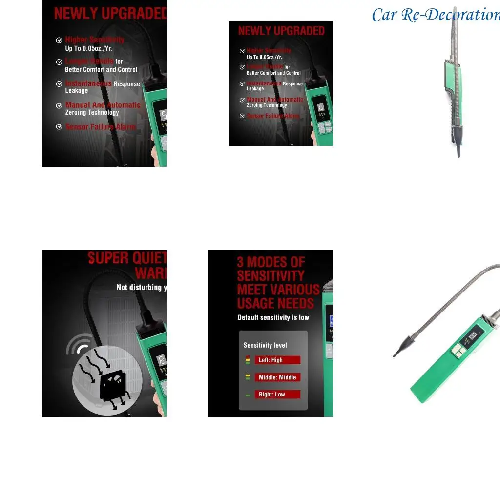 

R58D Halogen HCFC Leak Detector For Automotive Air Conditioning With High Sensitivity