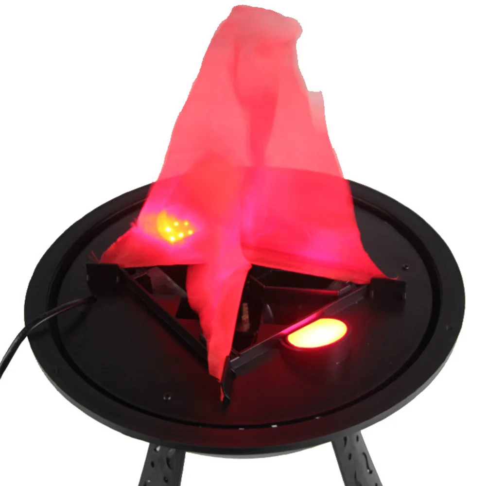 Lampada a fiamma con ventola di simulazione a LED, forniture di Halloween, lampada elettronica per brasero, festa in casa, bar, casa stregata, oggetti di scena per layout, nuovo