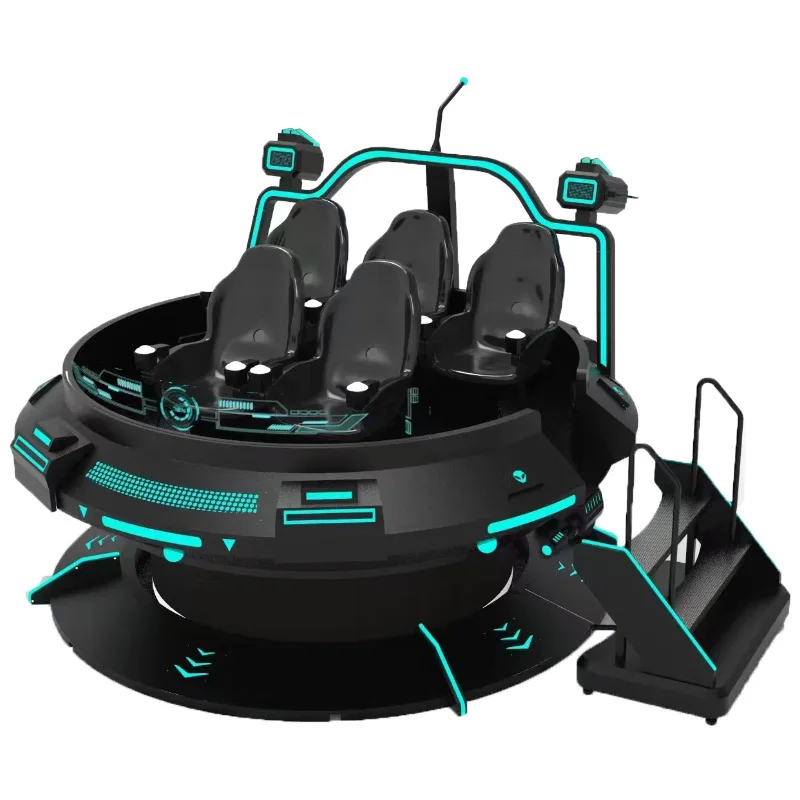 VR Five Person Large Indoor Entertainment Sensory Interactive Amusement Equipment Case Shell