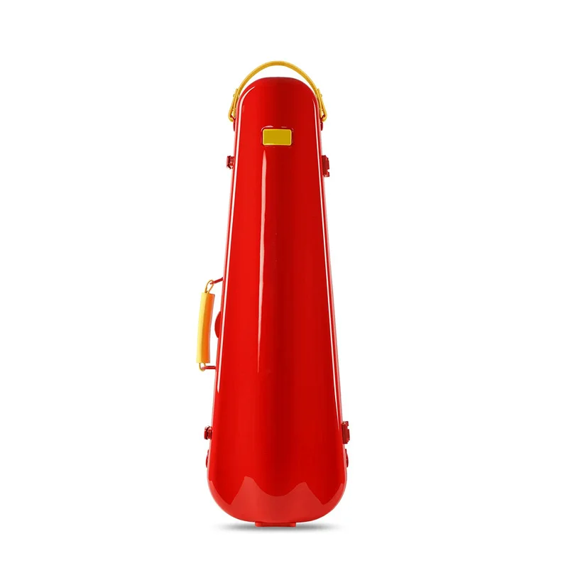 4/4 Violin Box Case Triangle Macaron Color Small Waist Series Password Lock Shoulder Back