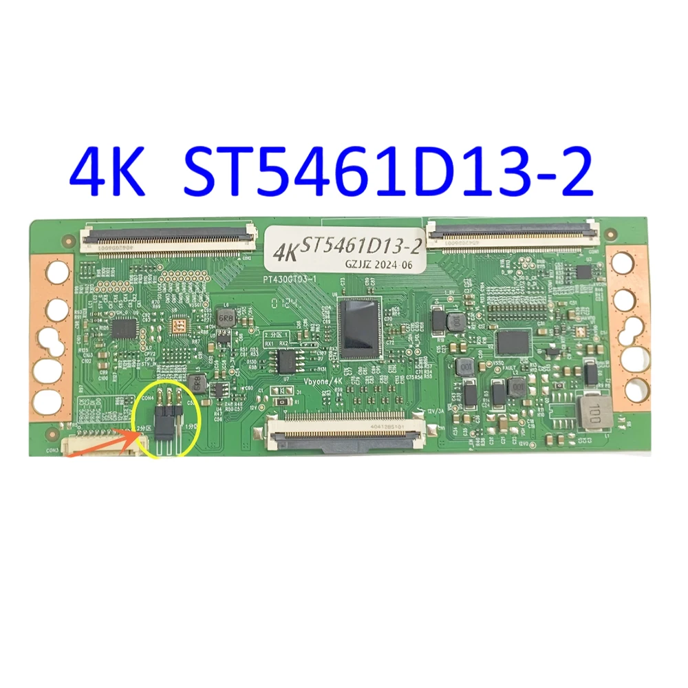 The newly upgraded ST5461D13-2-C-2/3 4K logic board completely solves the problem of broken Y color cast.
