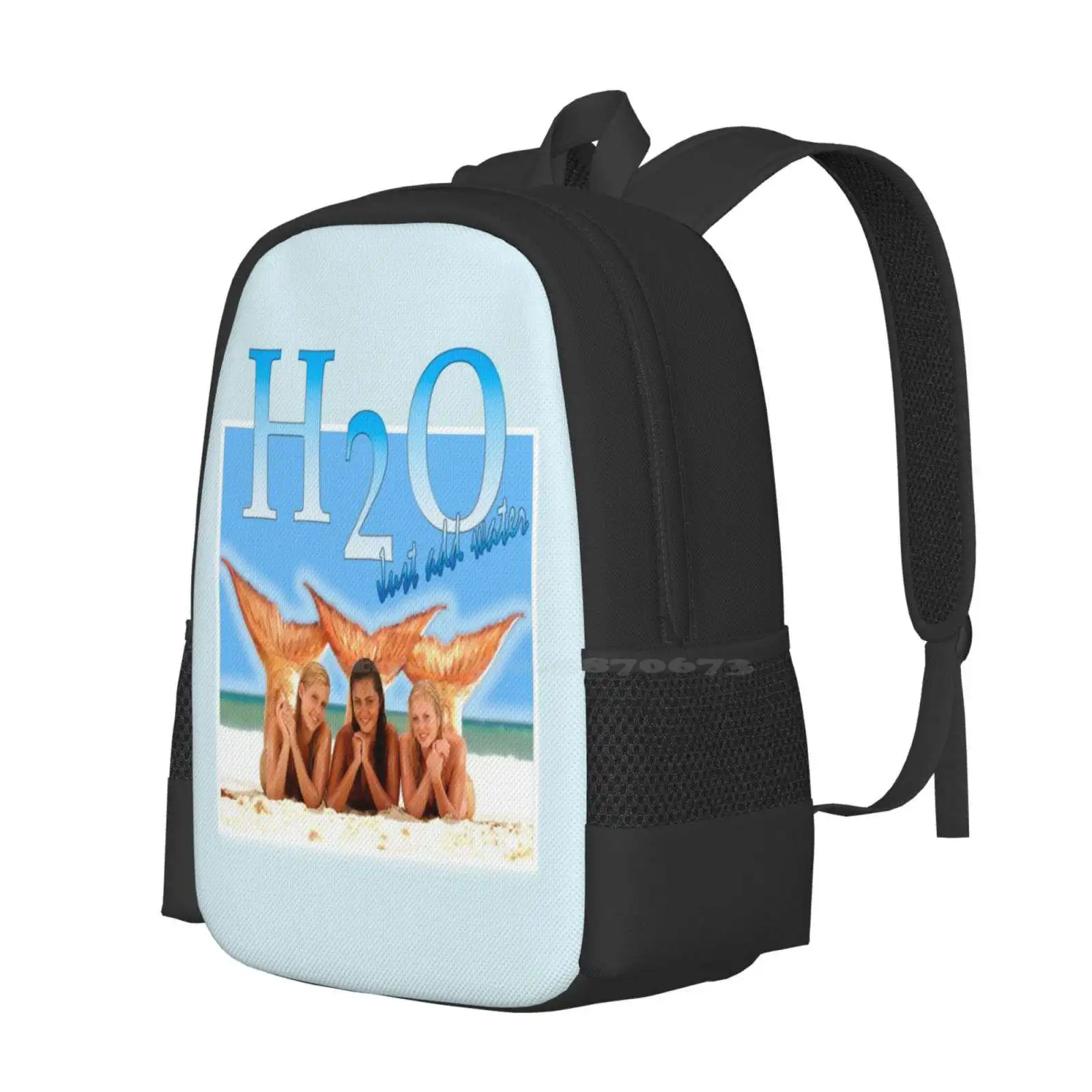 H2O Teen College Student Backpack Pattern Design Bags H20 Just Add Water Siren Indiana Evans Cariba Heine Phoebe Tonkin Mako