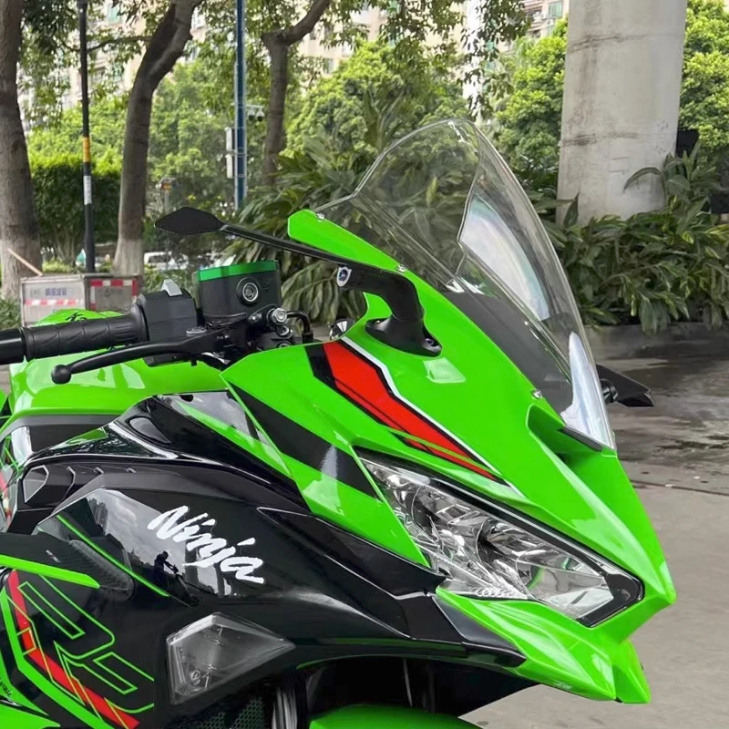 

STLF Motorcycle Windshield Wind Deflectors Shield Protector for Ninja ZX4R ZX4RR