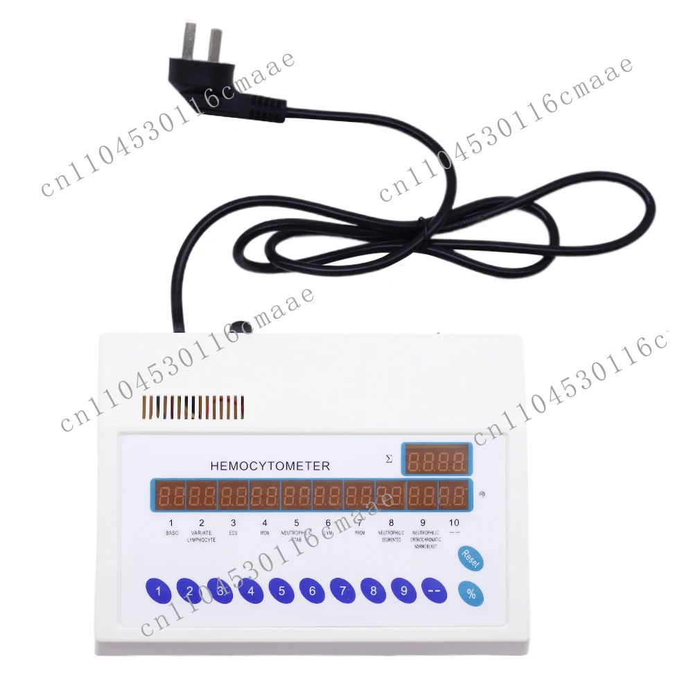 New 0～99PCS JSQA Laboratory Digital Cell Classification Counter Hemocytometer 110V/220V