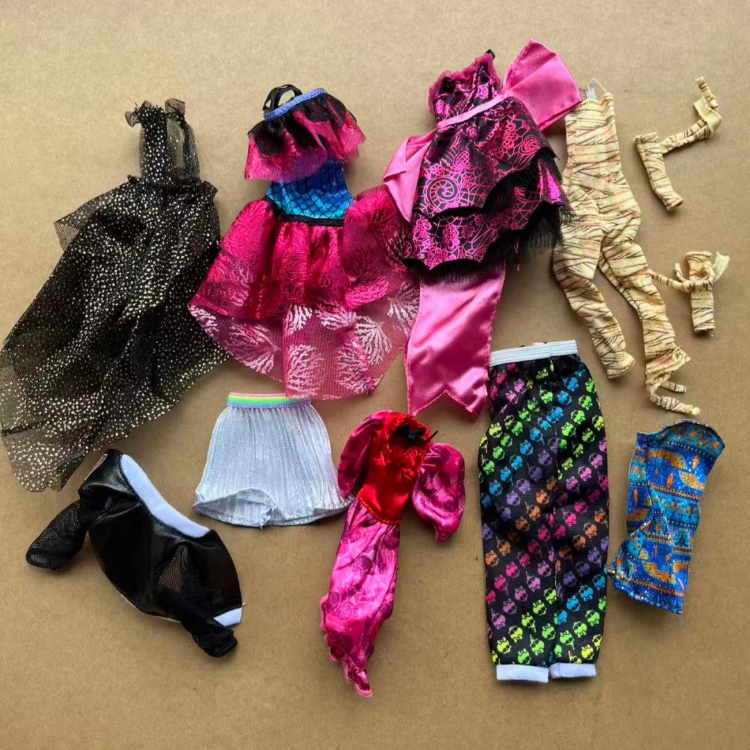 Set di Vestiti per Bambola Slim Monster 1/6, Outfit Colorato per Bambola Danzante, Cappotto, T-Shirt, Pantaloni, Gonna, Accessori Creativi per Bambola
