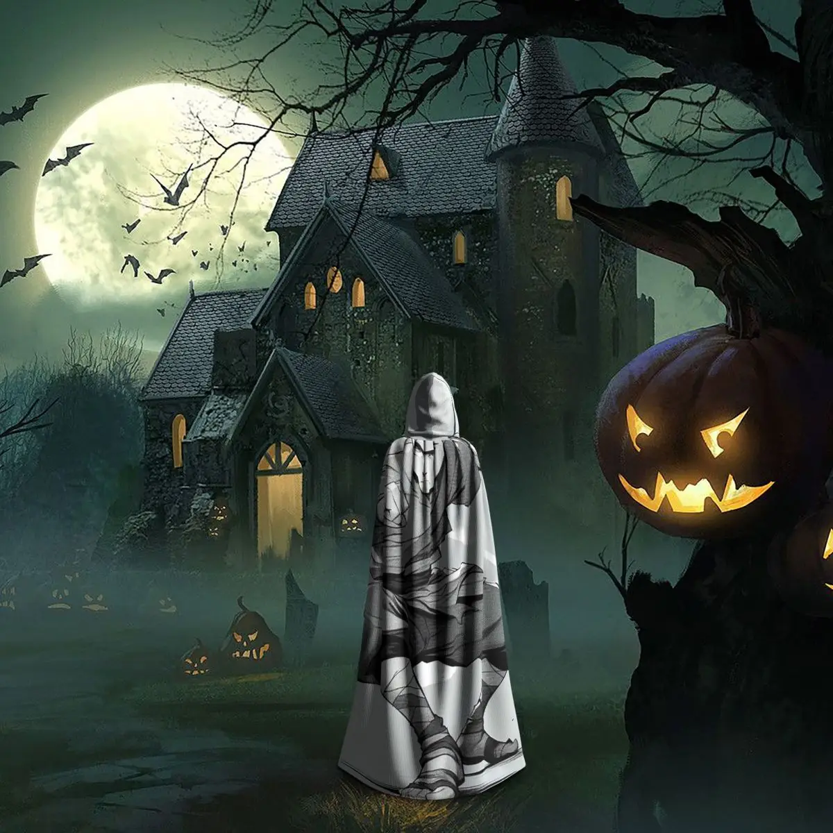 아바타 마지막 에어벤더 아바타 아앙 긴 후드 망토 마녀 중세 의상 코스프레 케이프 할로윈 코트 성인 유니섹스