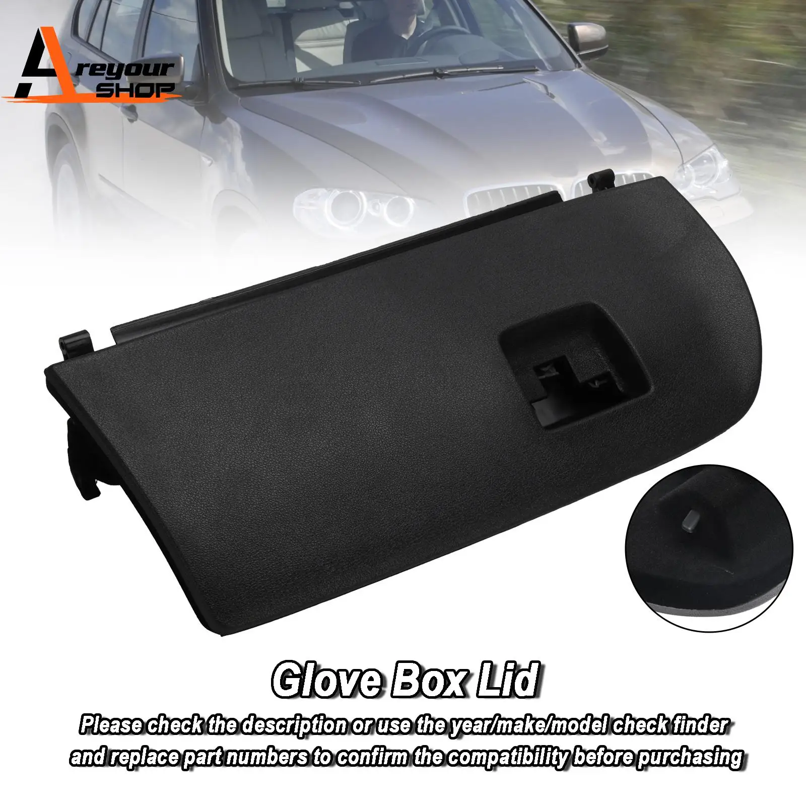 Front Black Glove Box Lid 51166839000 for BMW X3 F25 2014 2015 2016 2017 2018