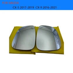 Car blind spot heated mirror for Mazda CX-5 2017-2019 CX-9 2016-2021 Side mirror glass TK71691G1 TK71691G7
