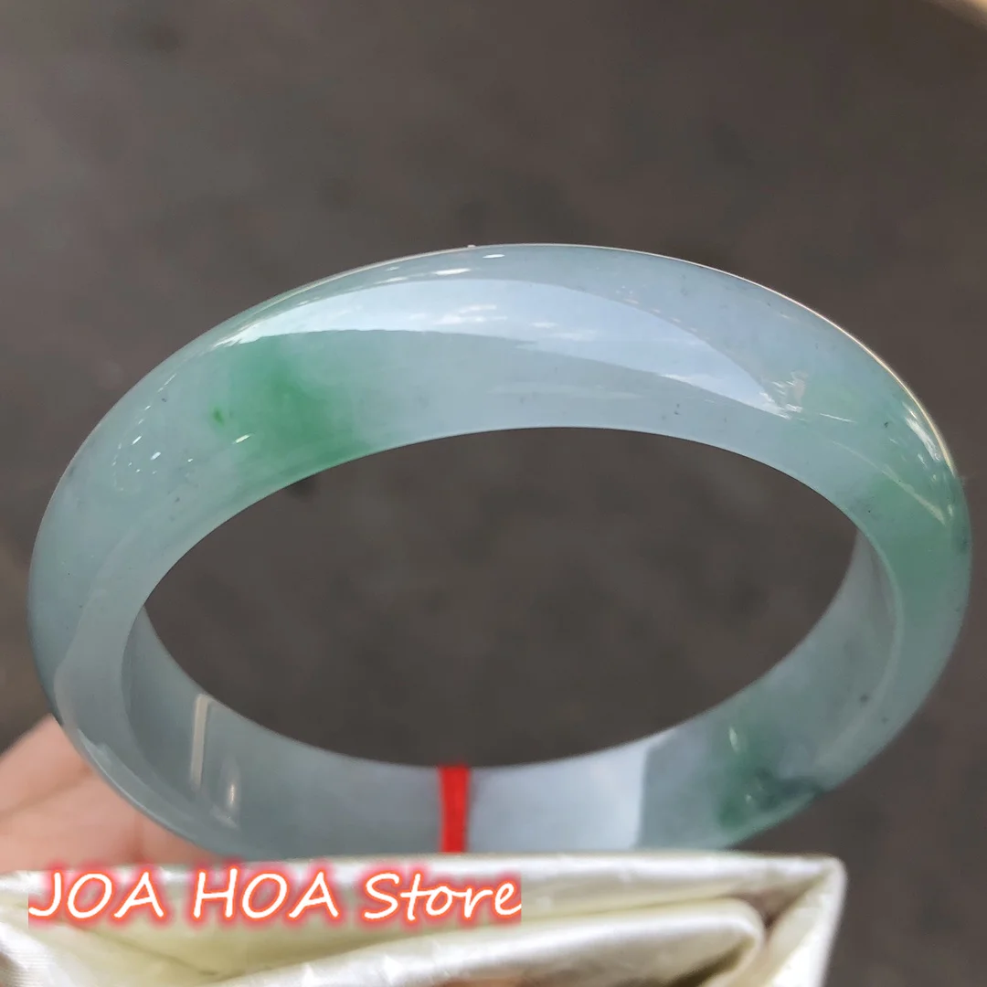 

Newest Delicate Jadeite Bracelet Ice Seed Yang Green Jade Bangles Quality Elegant Fashion Handring Fine Jewelry