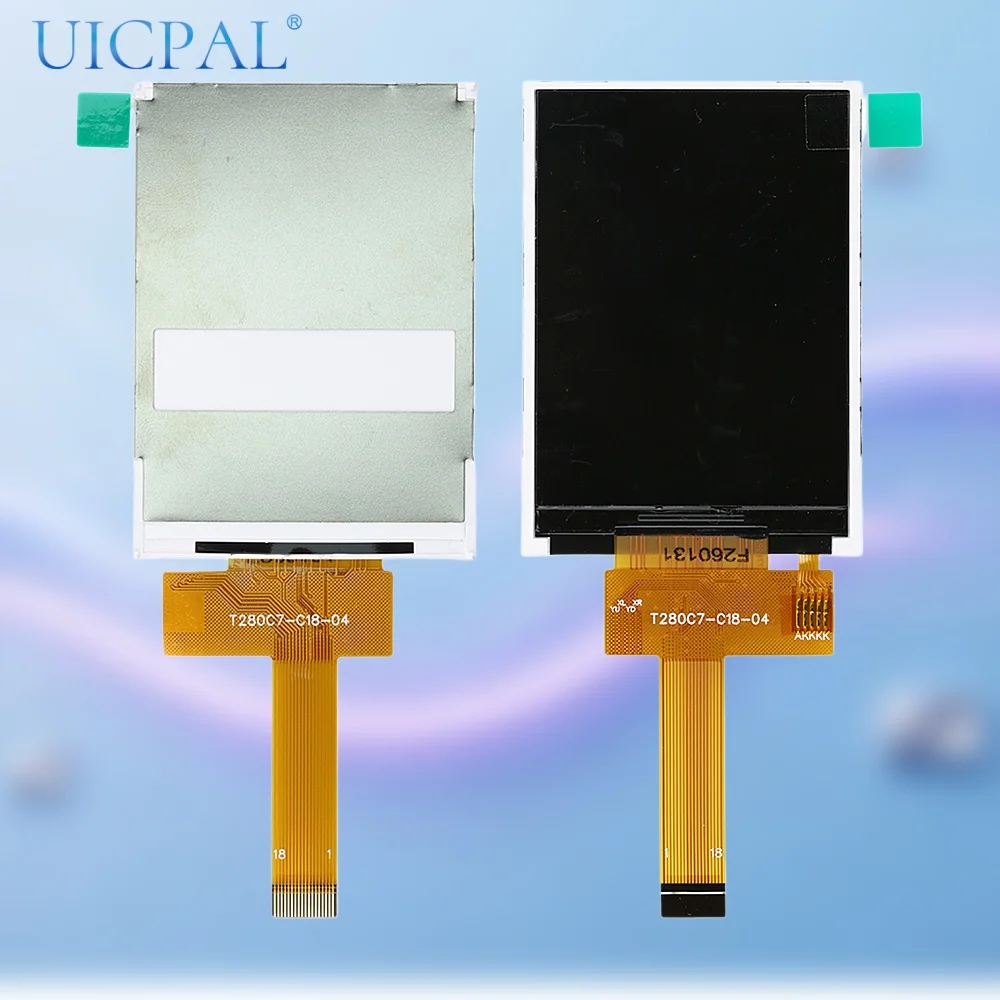 2.8 Inch TFT LCD Display Module 240×320 RGB565 ST7789V ILI9341 SPI 4-Wire Resistive Capacitive Touch Screen GT911 8Pin 18Pin