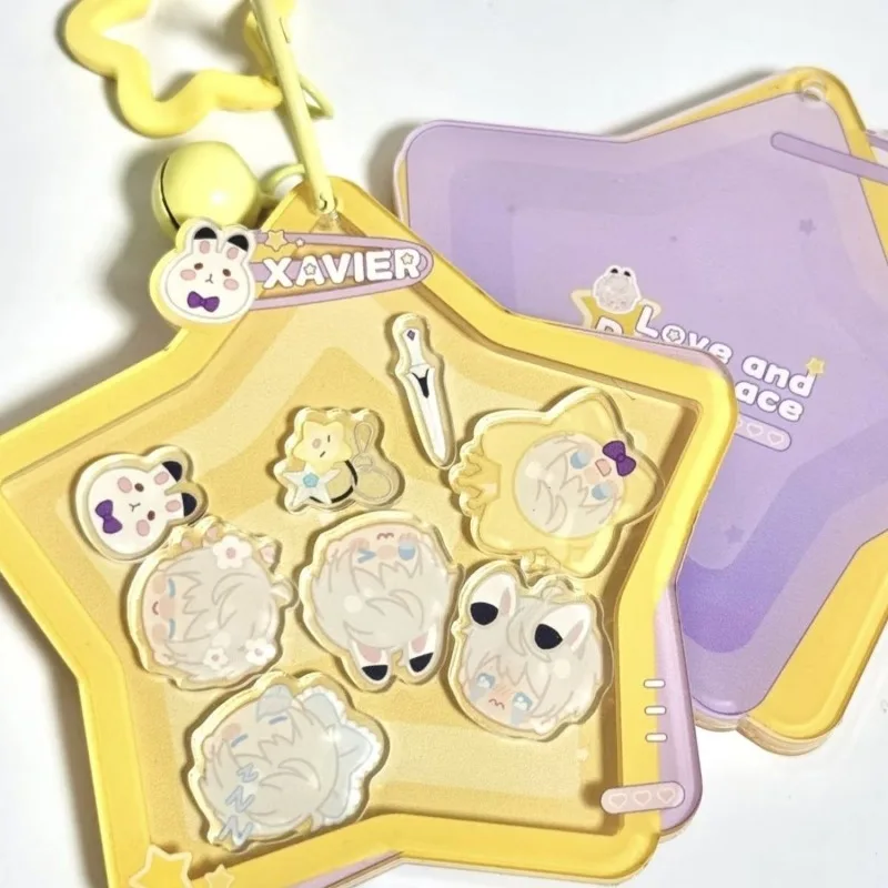 Love and Deepspace Sylus Xavier Rafayel Zayne Personality Creative Anime Game Peripherals Acrylic Shake Cartoon Backpack Pendant