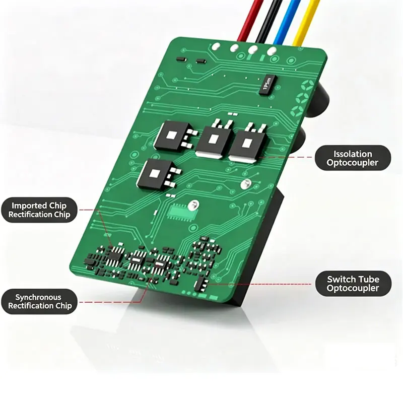 DIANJUN Y2 12V/24V/36V/48V/60V/100V To 12V 24v Isolated Power Supply DC-DC Buck Die-casting Aluminum Alloy Shell Module