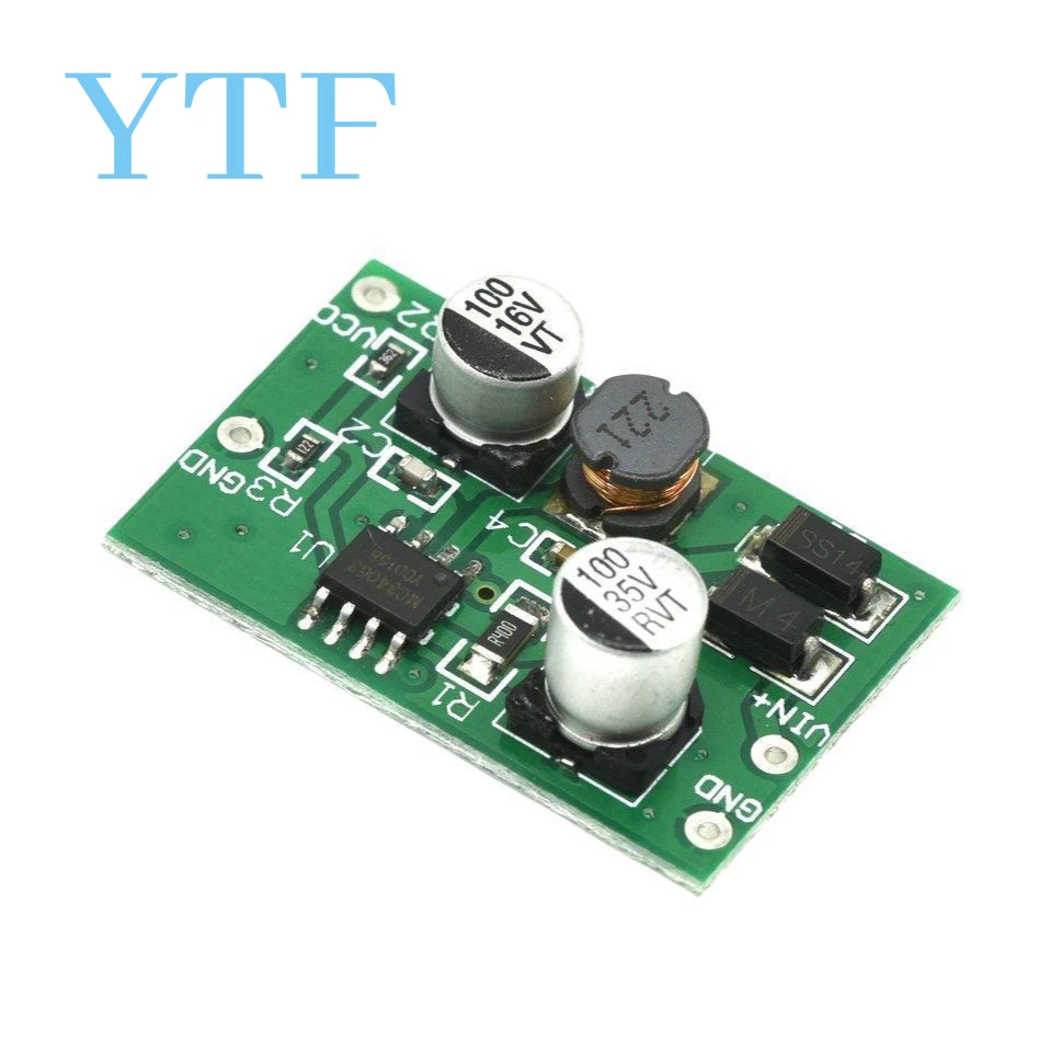 MC34063 DC-DC Power Supply Buck Module 5V Voltage Regulator Module Power Board Voltage Module