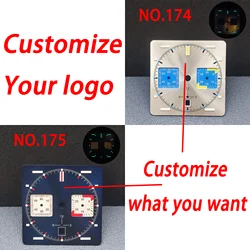 32mm watch dial, square dial suitable for ETA 7750 movement, supports laser printed logo