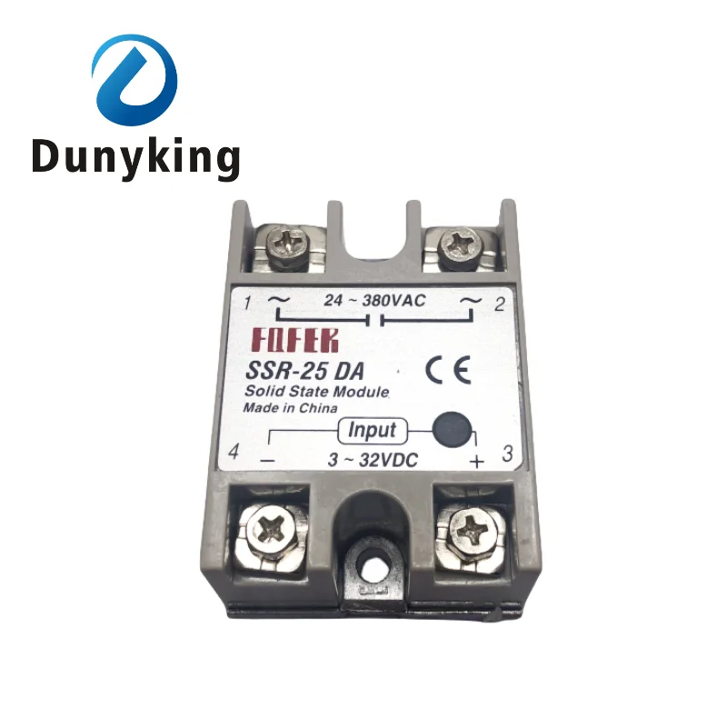Solid State Relay 10A 25A 40A single phase Module 3-32V Input DC 24-380V AC Output High Quality SSR-10DA SSR-25DA SSR-40DA