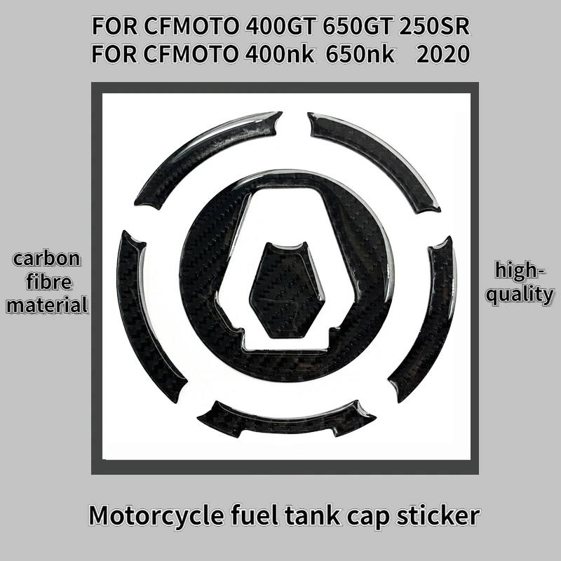 

3D Motorcycle Carbon Fiber Gas Tank Cap Sticker Decal Motorcycle Accessories For CFMOTO 400GT 650GT 250SR NEW 400nk 650nk 2020