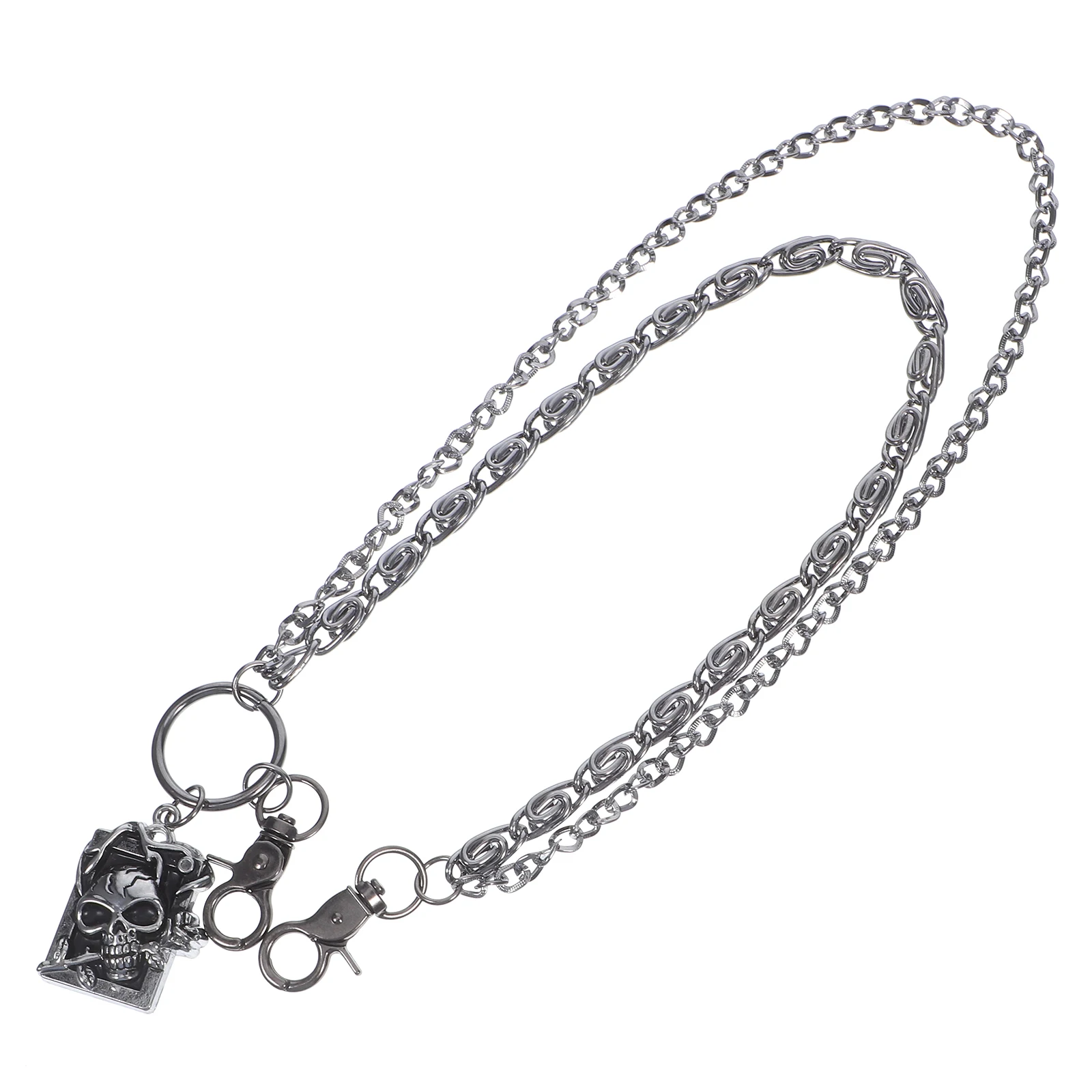

Punk Waist Chain Belt for Jean Chains Men Men's Trouser Jeans Side Multi-layer Metal