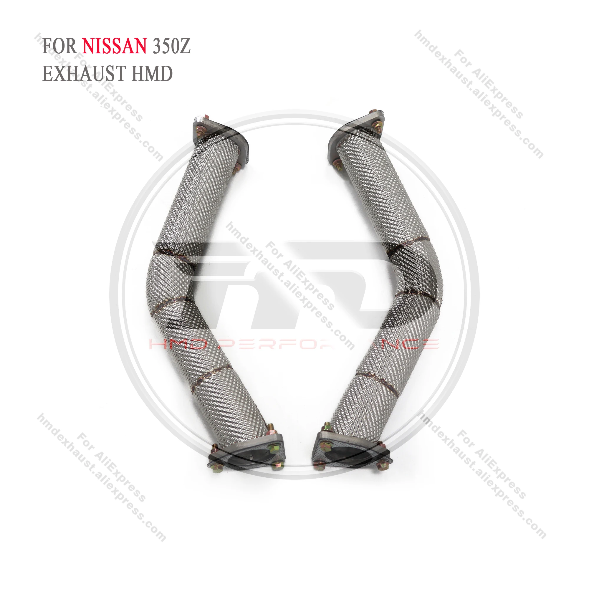 

HMD Exhaust Manifold for Nissan 350z 370z Downpipe GTR35 Car Accessories With Catalytic Converter Header Auto Modification