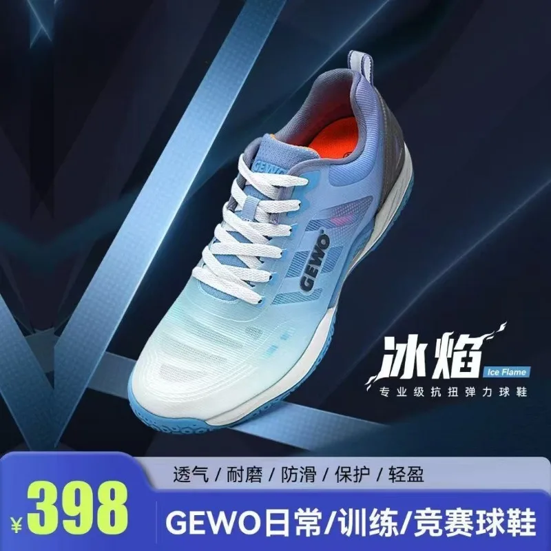 New Arrival Badminton Unisex Training Anti-Slippery Sport Sneakers Wearable Table Tennis Shoes Top Quality Indoor Sports Shoe