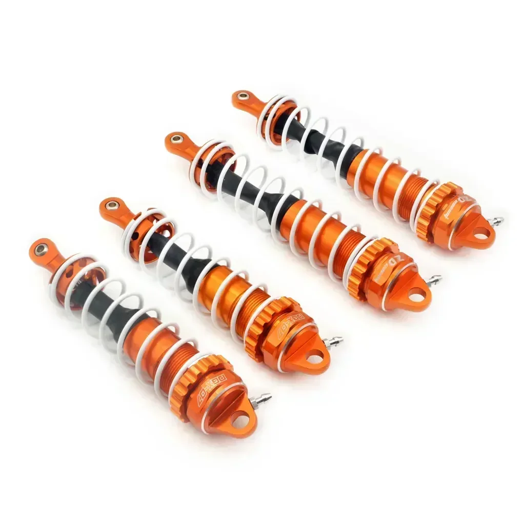 

4PCS ZD Racing RC Car Shocks Absorber Damper Kit for 1/7 RC Losi Mojave DBX-07 Desert Buggy Metal Front and Rear RC Car Parts