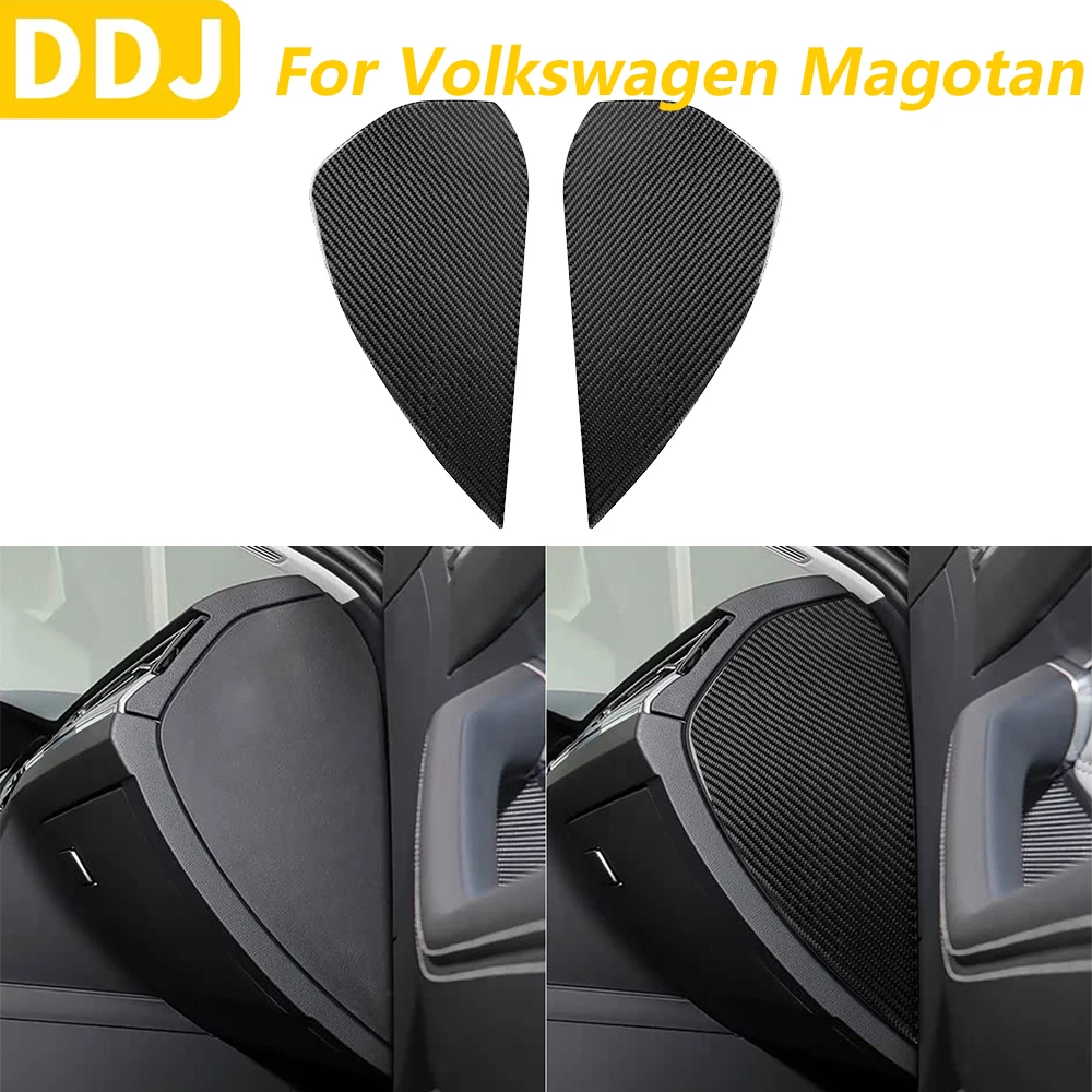 

Для Volkswagen Magotan CC 2017-2024 углеродное волокно приборная панель боковая передняя панель слот крышка отделка автомобильные аксессуары декоративная наклейка