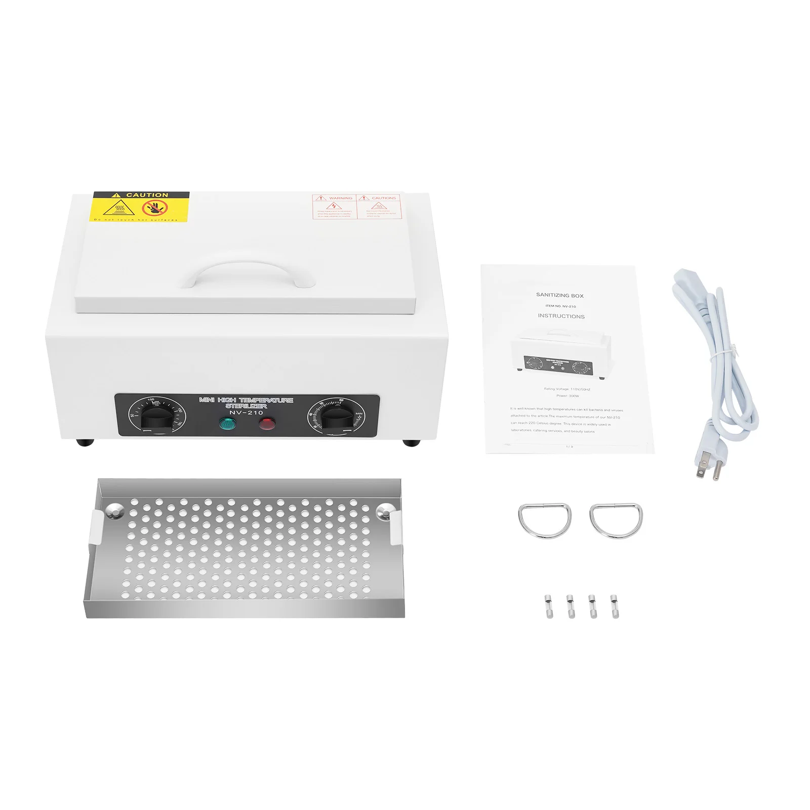 Wärmeschrank-Autoklav, heißes Trocken-Hochtemperaturwerkzeug, 210 Desinfektionsschrank, 110 V, US-Standard, zum Desinfizieren von Nägeln, Make-up